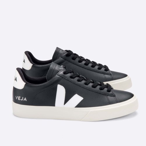 Veja Campo Chromefree Mens Trainers Black UK 87786